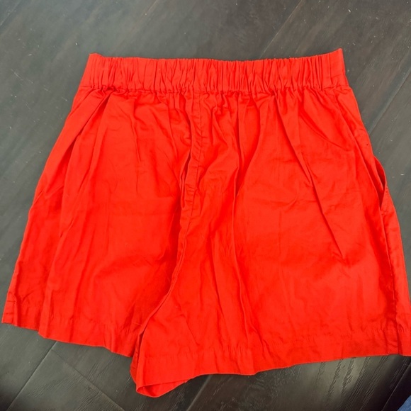 Free People High-Rise Shorts in Cajun Shrimp Red – Size XS - Picture 4 of 5